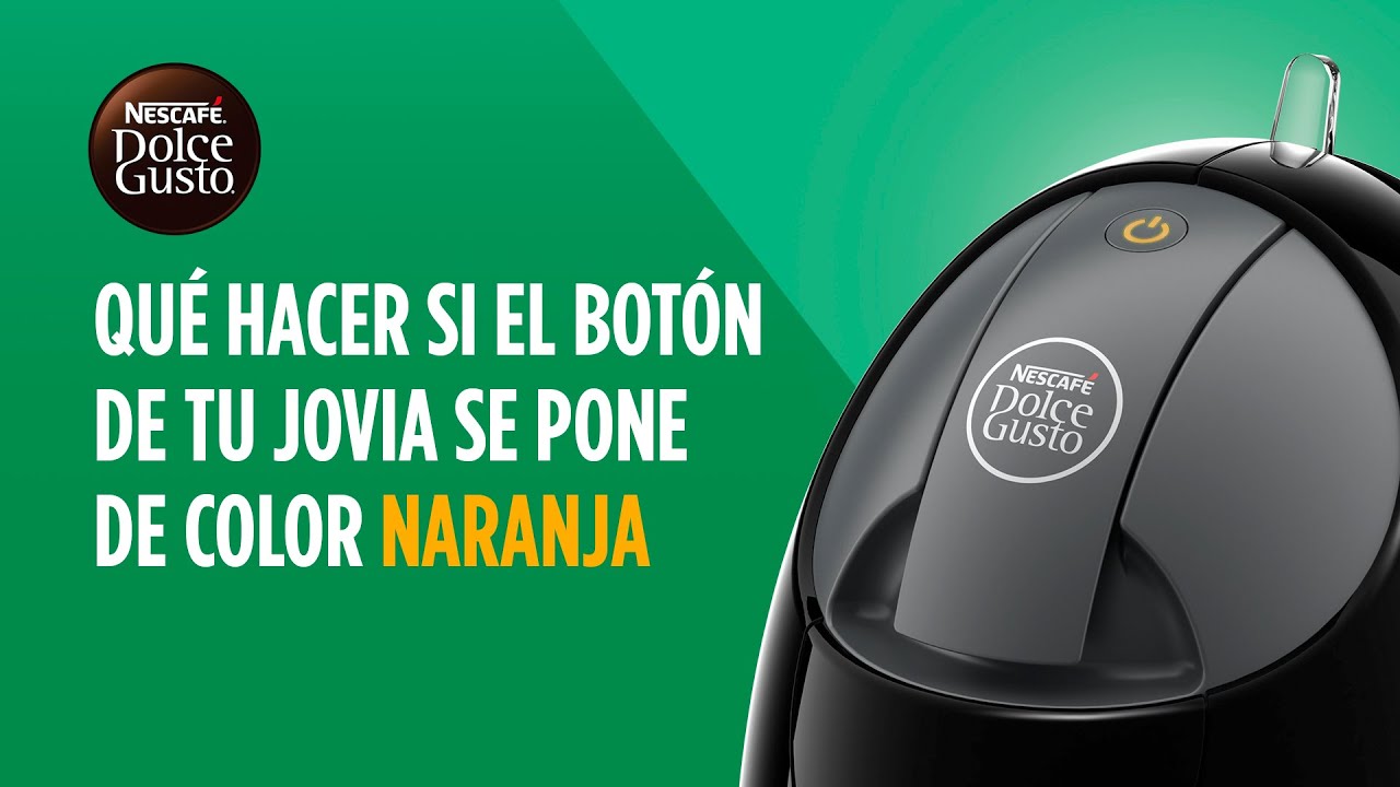Luz naranja en la cafetera manual Jovia | NESCAFÉ Dolce Gusto - YouTube