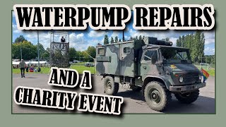 Replacing the water pump on our Unimog 404