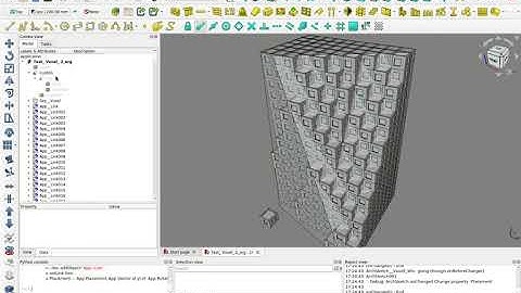 Voxelisation in FreeCAD - Architectural Worflow Test 1