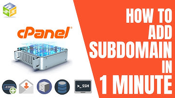 Add Subdomain in cPanel or WHM in 1 Minute 2021 | 3SS