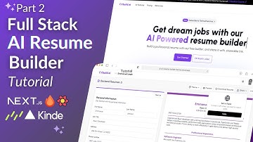 Build AI Resume Builder with Next.js, React, Hono, Drizzle, Kinde & Postgres | PDF Download 2/2