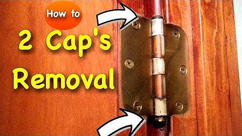 Remove double pin door hinge EASY