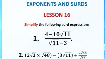 How to simplify surd expressions| Simplifying surds| Algebraic expressions #ocrmaths #wjecmathspaper