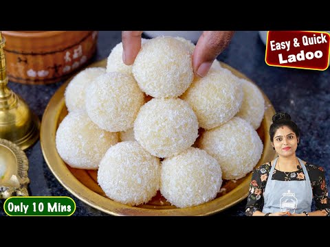 தேங்காய் இருந்தால் இப்படி செஞ்சு பாருங்க👌/coconut laddu /sweet recipes in tamil / instant sweet