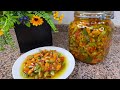 Pickled Beans And Carrots In Oil Is One Of The Best And Most Delicious Recipes 