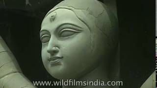 Kolkata Durga Puja in the 1990's - archive footage of most important Bengali festival screenshot 3