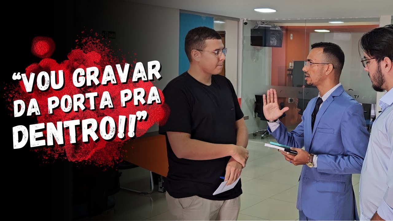 DISCUSSÃO sobre GRAVAÇÃO deixa REPORTAGEM TENSA