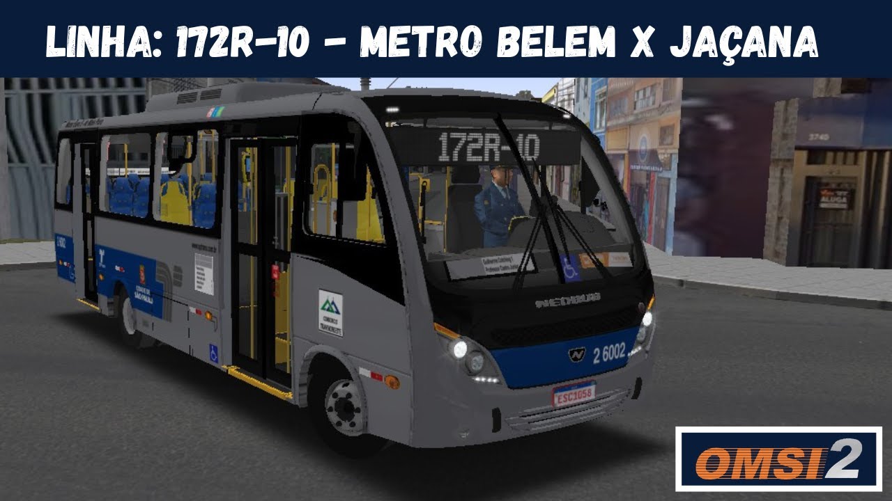 OMSI 2 | Neobus Thunder 2016 - VW: 9.160 OD | Linha: 172R-10