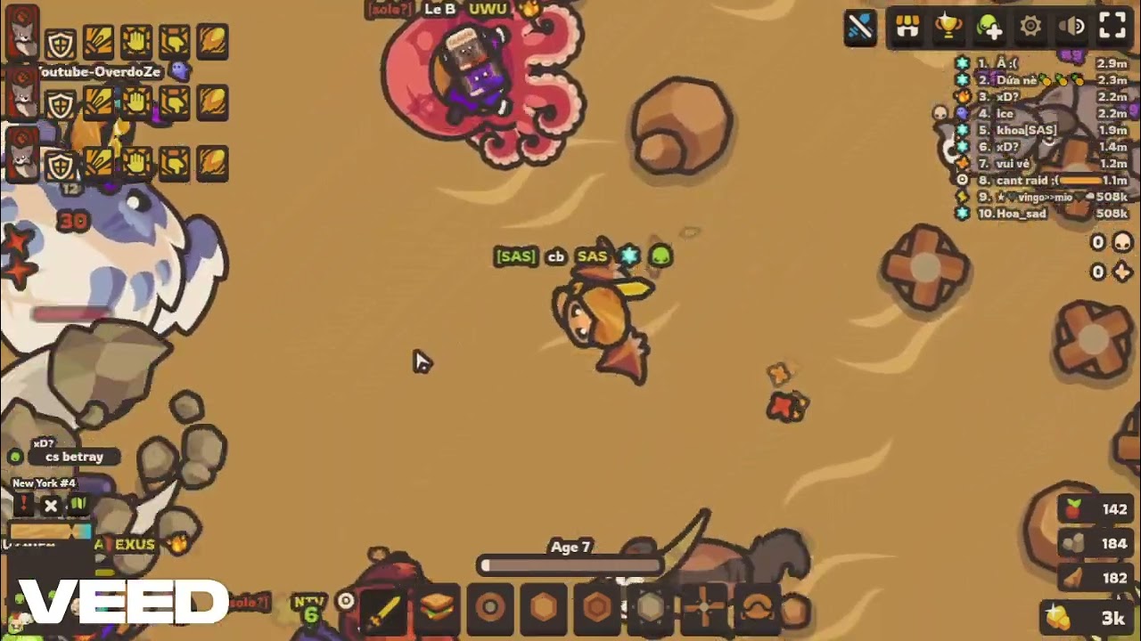 Protecting SAS clan totem base #video #tamingio