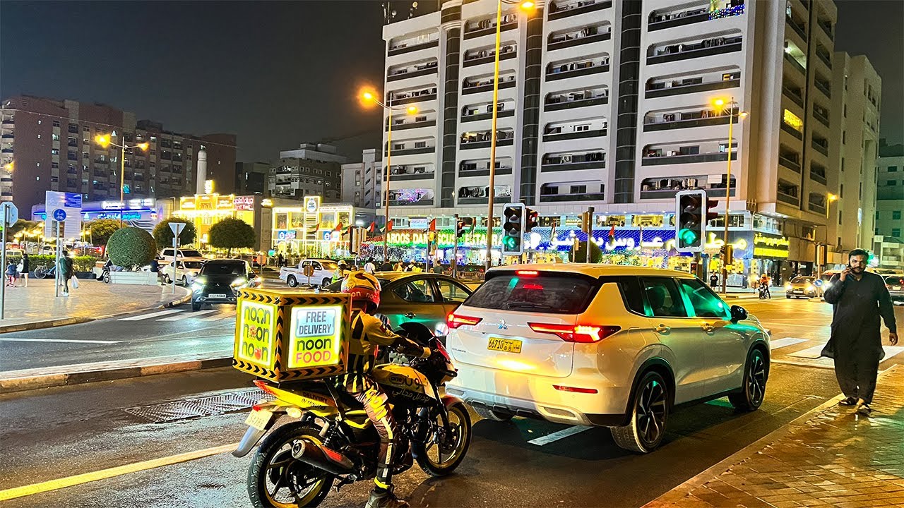Dubai Night Walk | City of Lights  🌃✨ جولة ليلية في دبي | مدينة الأضواء