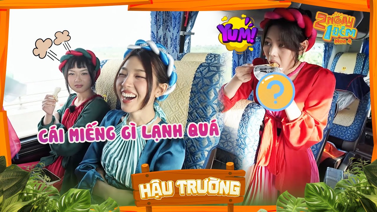 Lamoon đỡ không nổi với miếng lạnh của Ánh Sáng AZA, Muộii tranh thủ ăn lót bụng | BTS 2 Ngày 1 Đêm