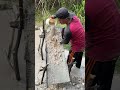 Manual gold mining in the river🪏#GoldMining #GoldPanning #RiverGol #ManualMining #usa