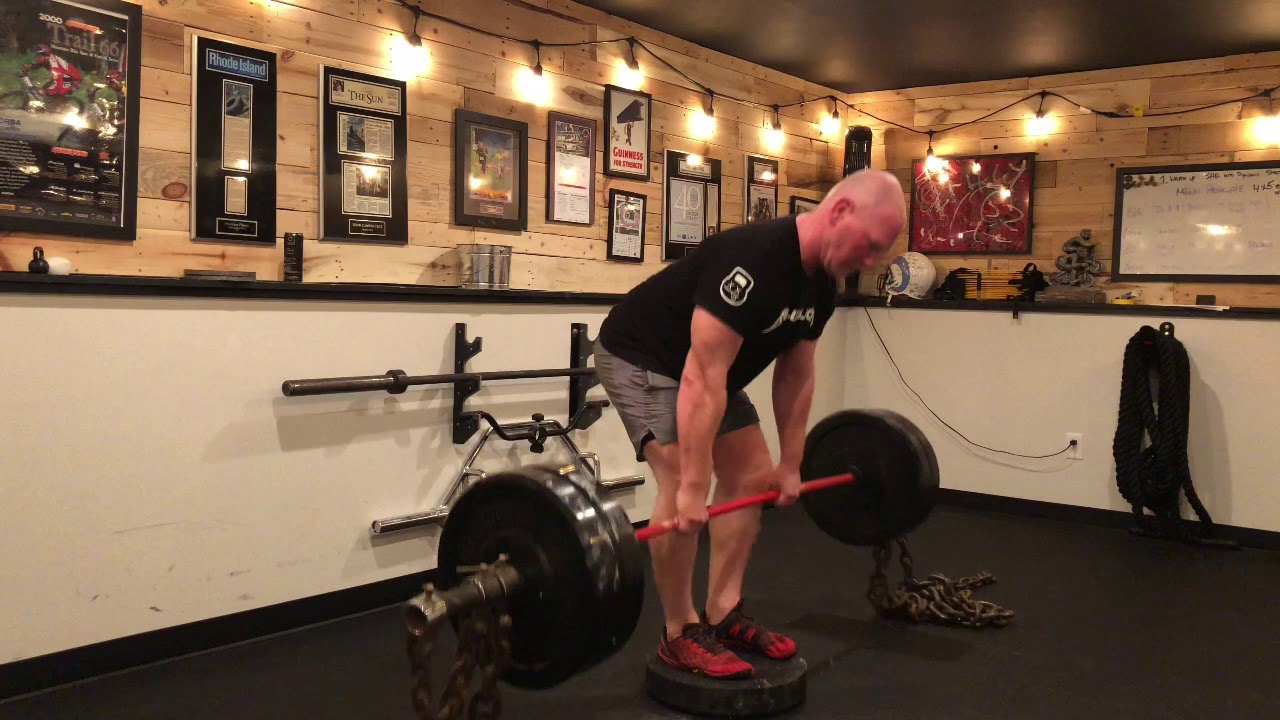 Chain Deadlifts Push Press and Kettlebell Workout YouTube