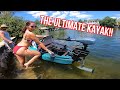 Trolling Motor on a KAYAK!! | Cheap Outboard Engine Mount DIY