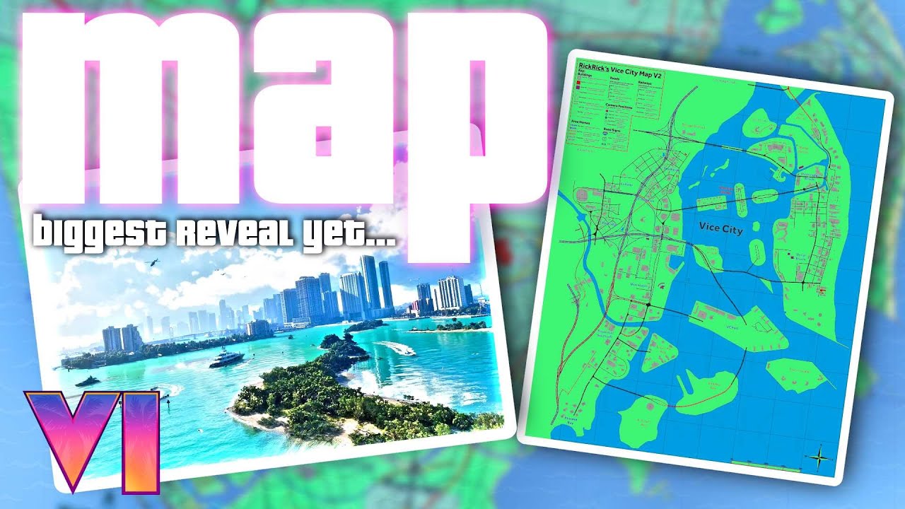 The MAP of VICE CITY is already nearly FINISHED (NEW UPDATE) - YouTube