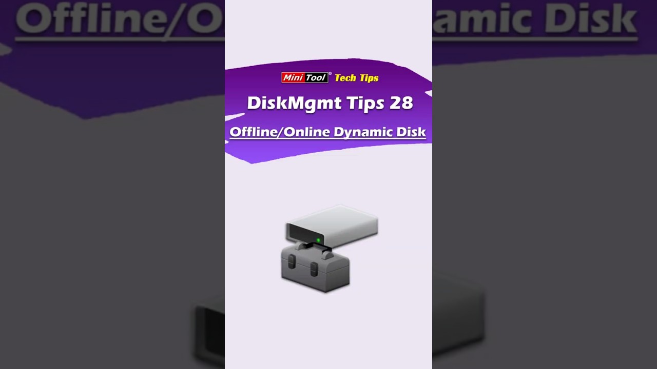 Как перевести динамический диск в автономный/онлайн режим в «Управлении дисками»? 