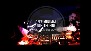 Dub Techno Live - Deep Minimal Dub Techno Studio Session 2019 #16 | Ableton | Juno 6 | Elektron Rytm