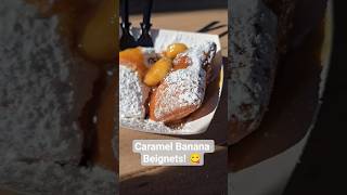 Caramel Banana Beignets From Golden Outpost! Magic Kingdom Snacks. Tiana's Bayou Adventure. Disney