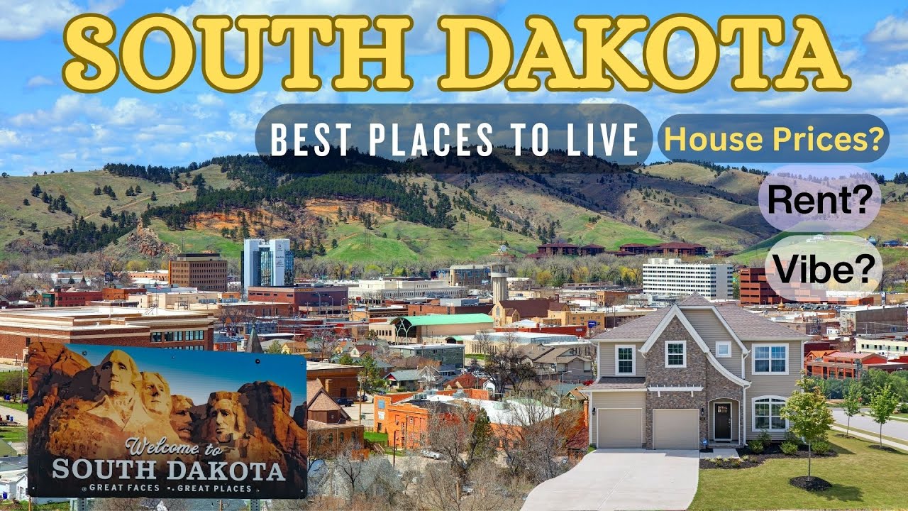 Top 10 Best Places to Live in South Dakota  | The REAL Cost of Living in SD!! (Moving Guide)