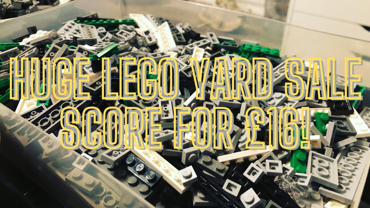 ALL THIS FOR JUST £16! - Lego Yard Sale Hunting #2