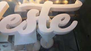 Letras De Polyfan Con Led Y Glitter