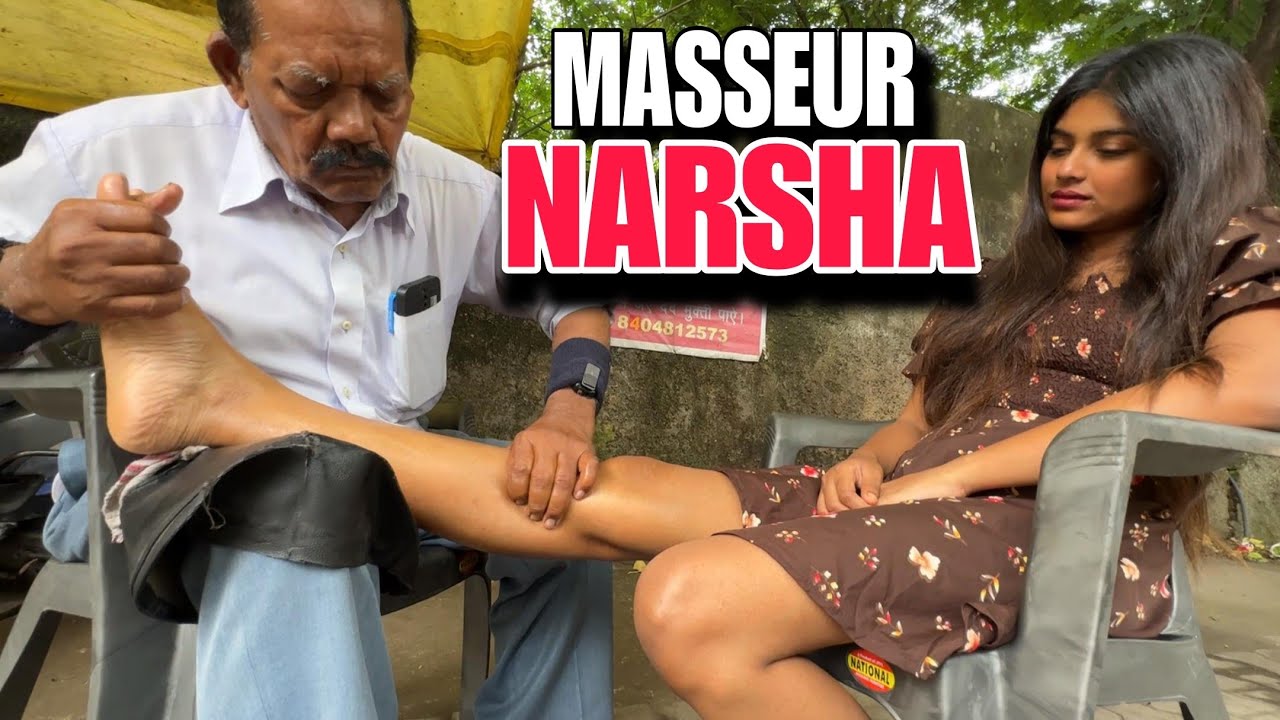 Narsha Baba traditional foot massage techniques for stress relief and  to reduce Anxiety ! 