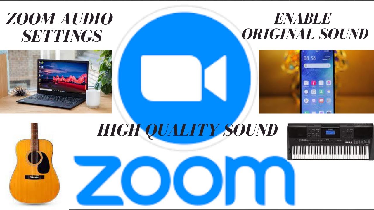 How to setup Zoom audio settings for music - YouTube