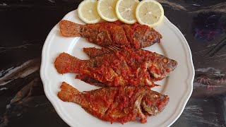 طرز تهیه ماهی به روش و طمع کاملا عالی ll پختن ماهی  cooking fish in a different way ll cooking fish