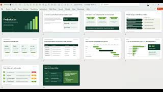 Modern Project Deck PowerPoint Presentation Design (10 Creative Slide Showcase)