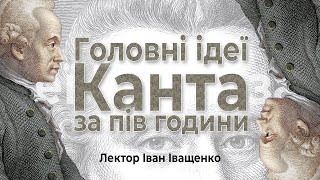 Головні ідеї Канта за пів години