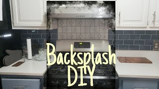 DIY How To Tile Kitchen Backsplash Using 2 Grout Colors screenshot 5