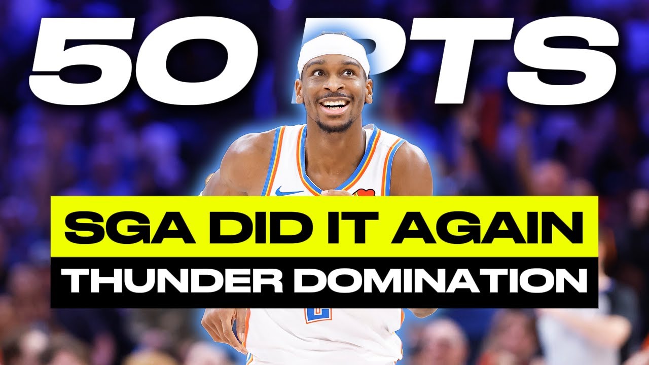 SHAI Drops 50! Thunder🏀 DESTROY Suns in Blowout!