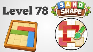 Sand Shape Level 78 Solution Walkthrough 