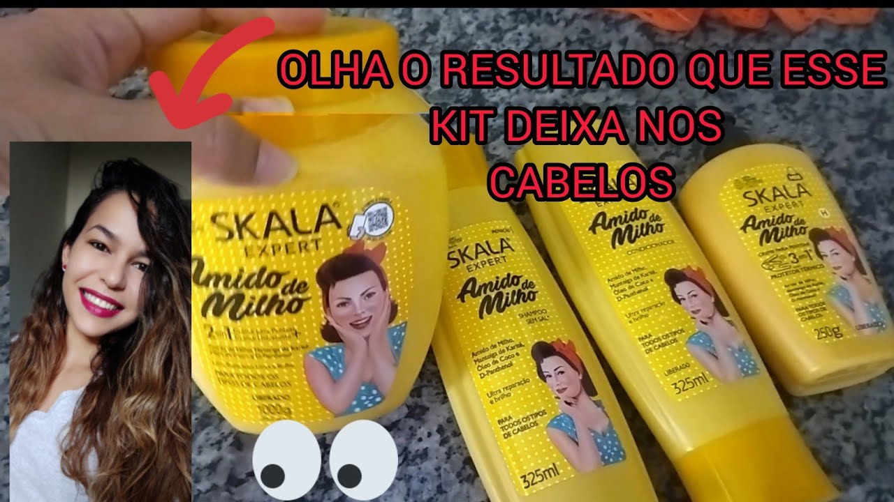 #vlog SKALA EXPERT AMIDO DE MILHO/ HIDRATAÇÃO POTENTE/ RESULTADO FINAL #hidratação #cabelo #cuidados