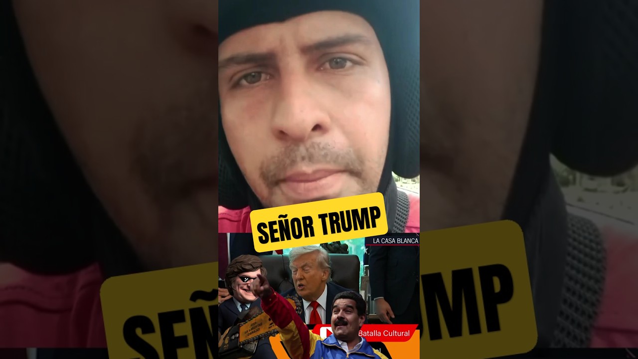 Venezolano le Mando mensaje a TRUMP 