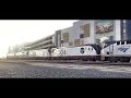 Brand new Amtrak Siemens SC-44 Chargers in Fullerton