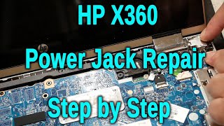 How to Perform a Power Jack Repair on a HP X360 14m Laptop Step by Step