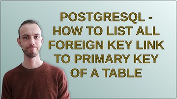 Dba: PostgreSQL - How to list all foreign key link to Primary key of a table
