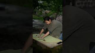 Hidden Golden Powder in the Mountains — Handmade Pine Pollen Harvest