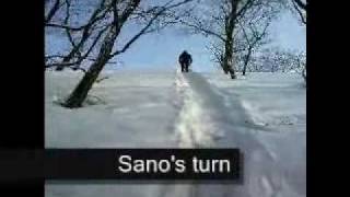 Hiko and Sano - extreme sledding