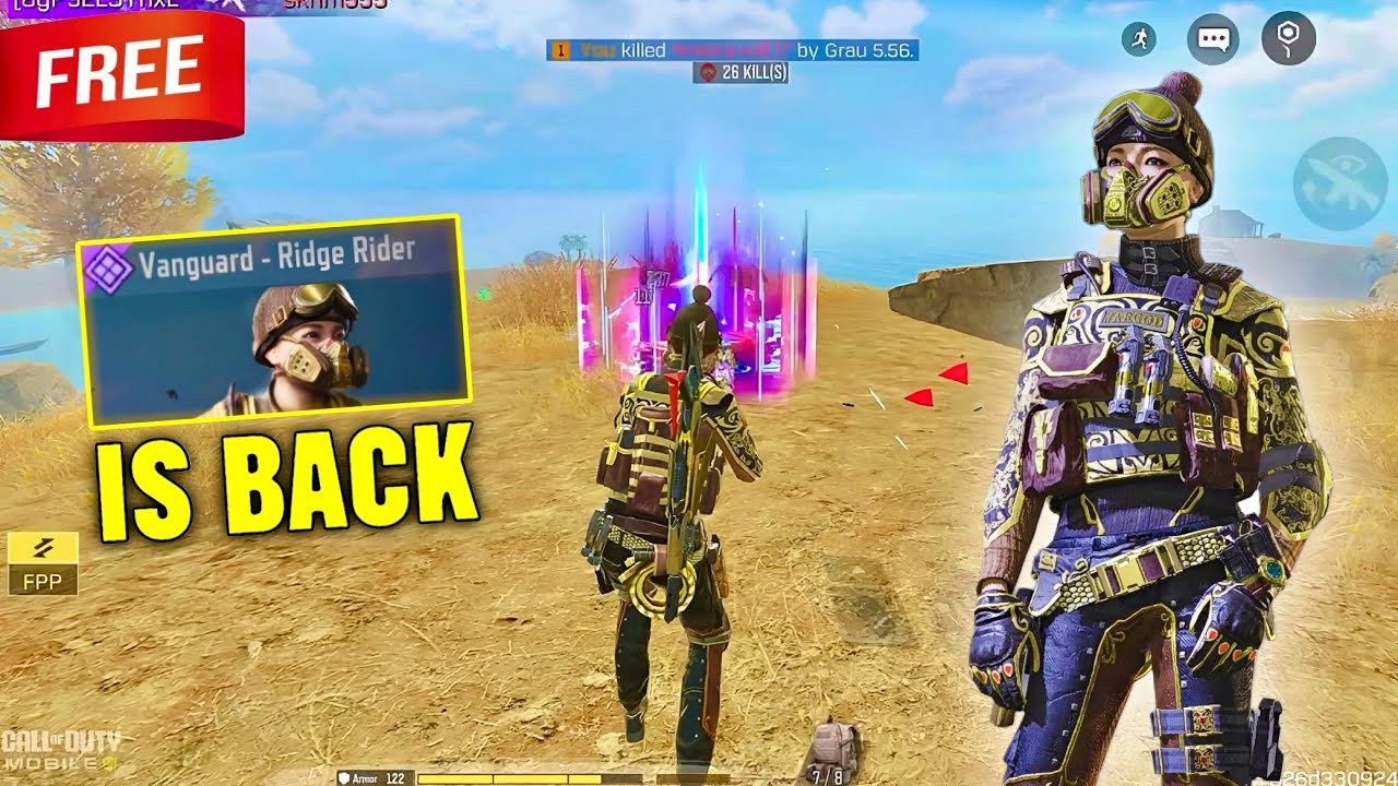 *GOT FREE* VANGUARD - Ridge Rider IS BACK IN COD MOBILE | CODM BR ...