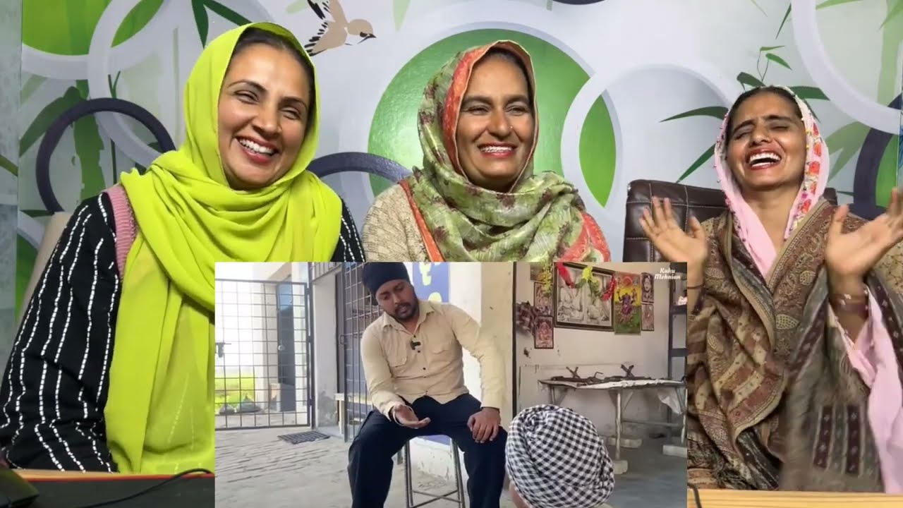 ਪੱਕਾ ਪੈਂਚਰ 🤣 (Full Comedy Video) Kaku Mehnian Funny Video | PAKISTANI REACTION