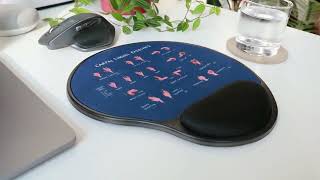 Carpal Tunnel Mouse Pad with Rest Pad | Exercises to relieve your hands and  wrists!