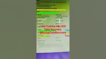 Failed Toshiba 1TB HDD Data Recovery | Fix & Retrieve Your Files