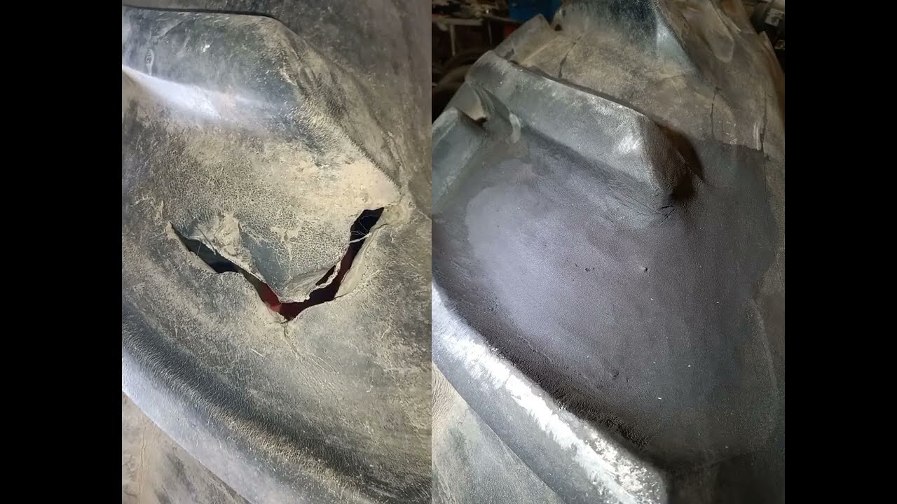 ¿Cómo reparar un neumático de tractor?