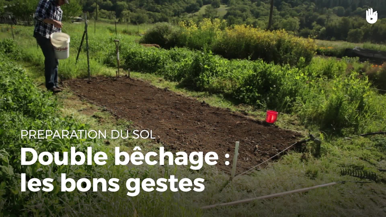 Double bêchage les bons gestes Agriculture durable YouTube — free download