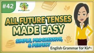 Future Tenses Made Easy for Kids - Simple Progressive Perfect