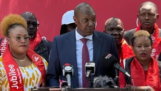 JUBILEE SG JEREMIAH KIONI FINALLY BREAKS SILENCE AFTER RAILA'S AU CHAIRMANSHIP DEFEAT!.