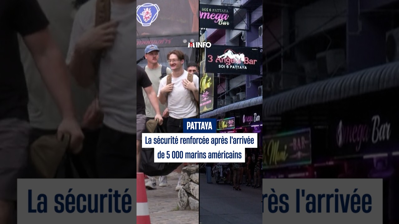 La sécurité renforcée à Pattaya après l'arrivée de 5 000 marins américains