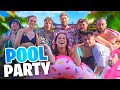 Jorganise une pool party  la maison 